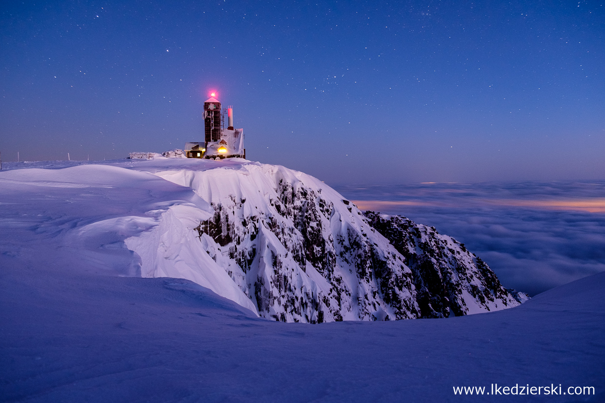 karkonosze noc na szlaku nocne zdjęcia karkonoszy nocne zdjęcia gór noc w karkonoszach