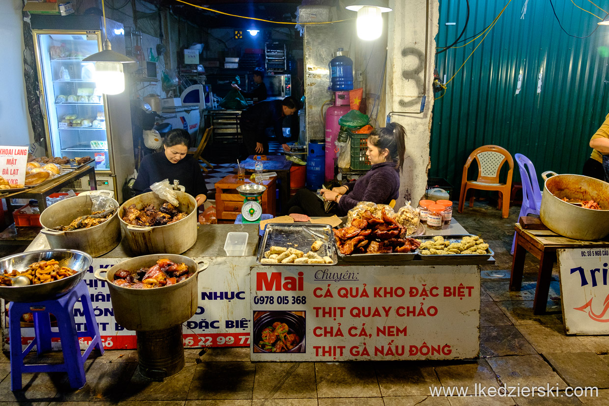 wietnam hanoi ulica street food uliczne jedzenie