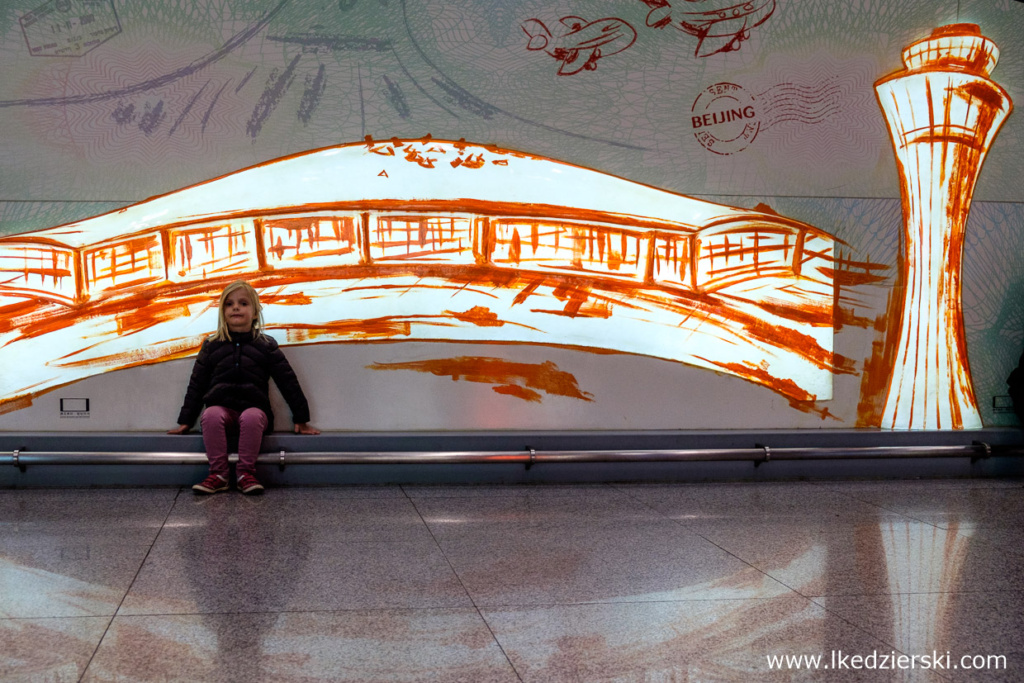 chiny pekin Nadia w podróży beijing airport