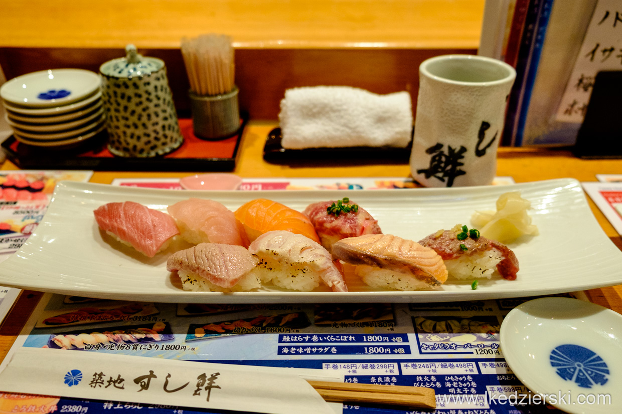japonia tokio sushi tokyo