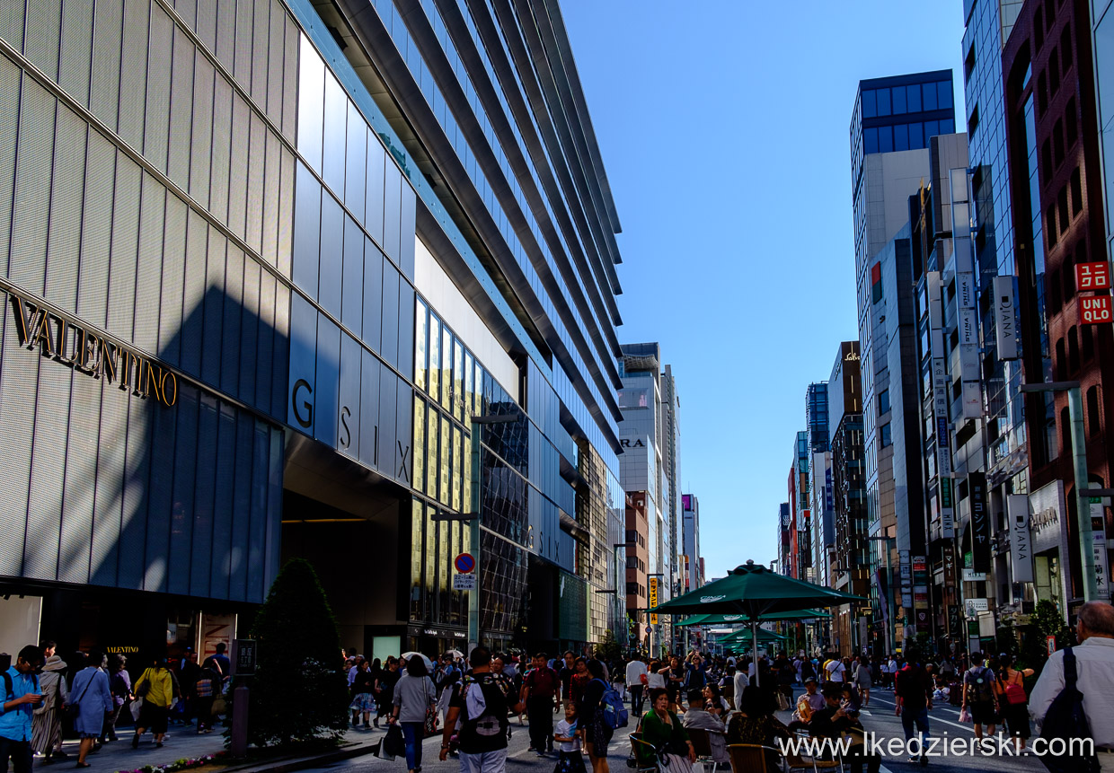 japonia tokio porsche ginza