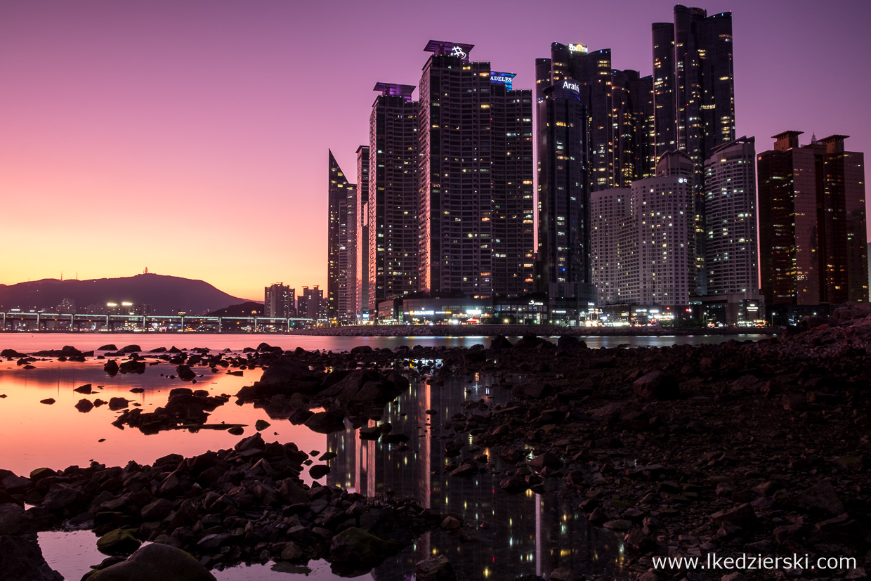 korea południowa busan night photo nocne zdjęcia pusan