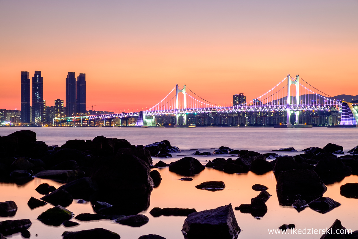 korea południowa busan night photo nocne zdjęcia pusan