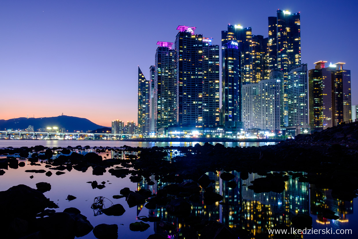 korea południowa busan night photo nocne zdjęcia pusan