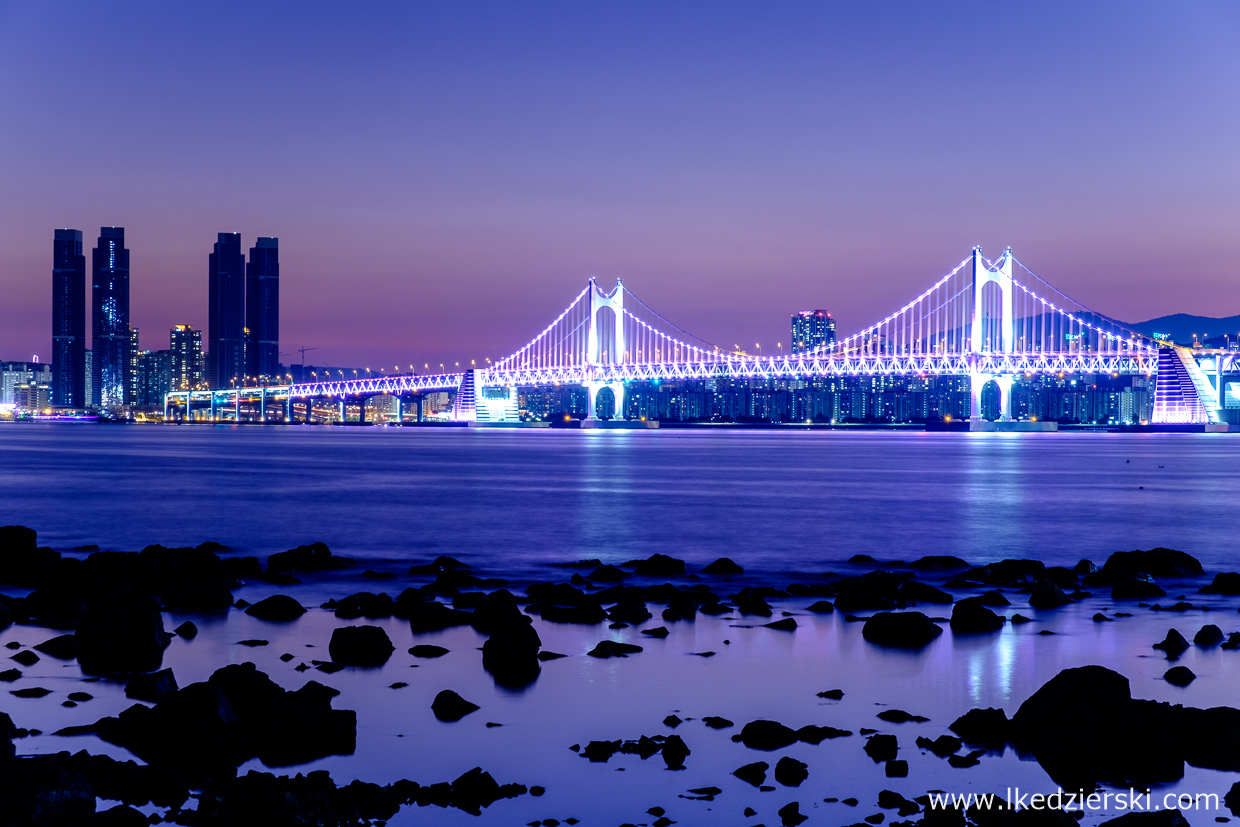 korea południowa busan night photo nocne zdjęcia pusan