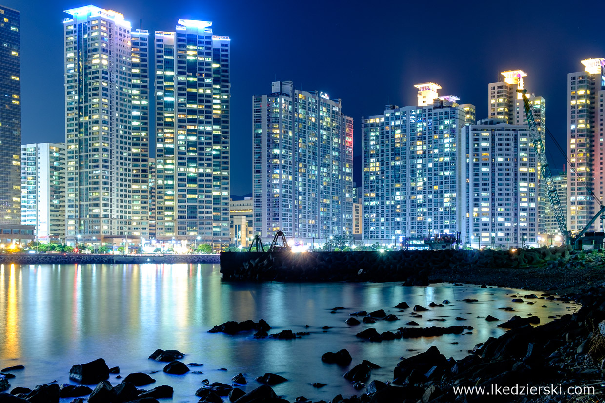 korea południowa busan night photo nocne zdjęcia pusan