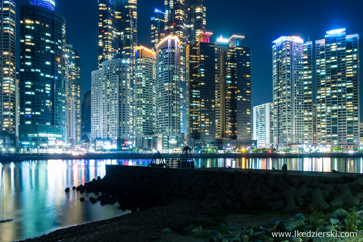 korea południowa busan night photo nocne zdjęcia pusan