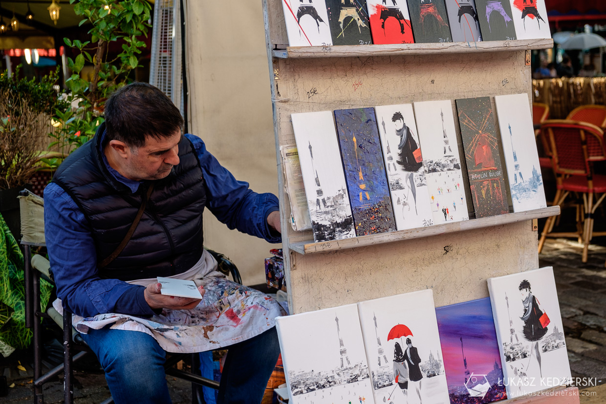 paryż montmartre place du tertre