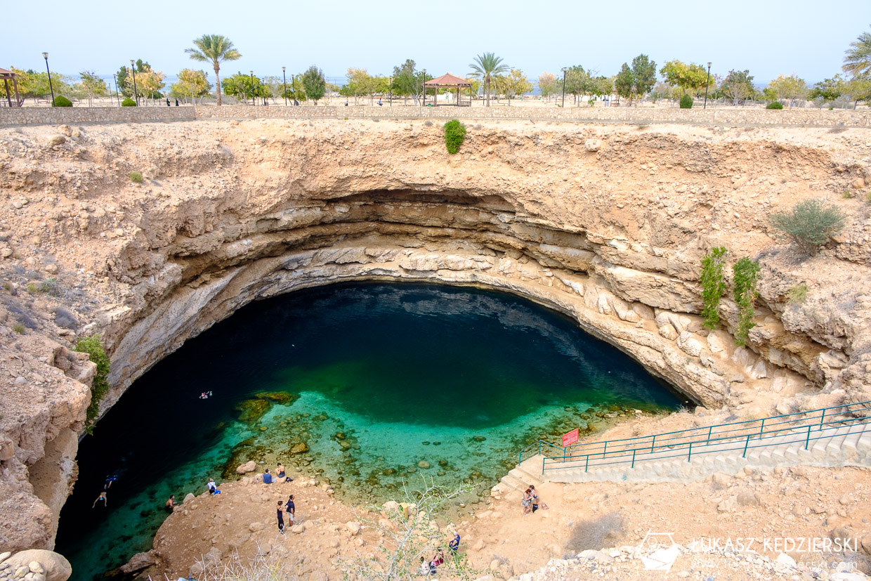 oman bimmah sinkhole lej krasowy