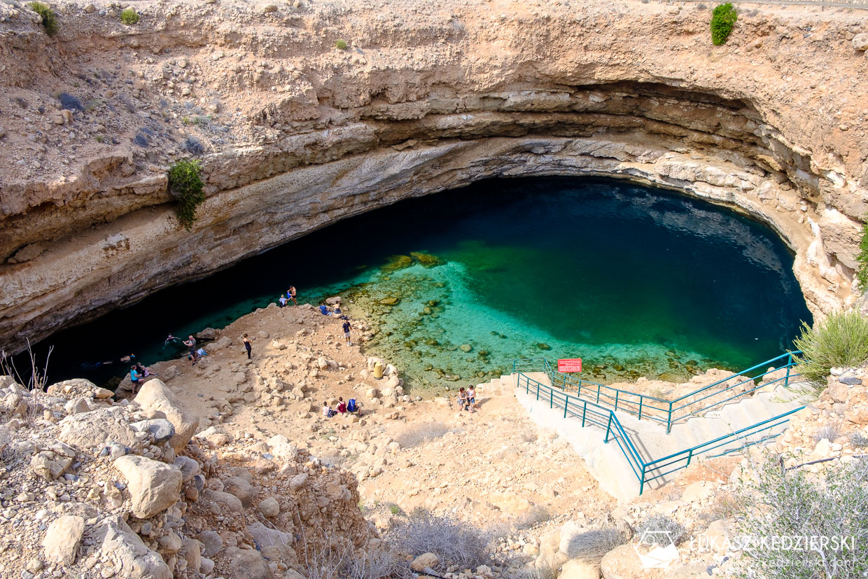 oman bimmah sinkhole lej krasowy