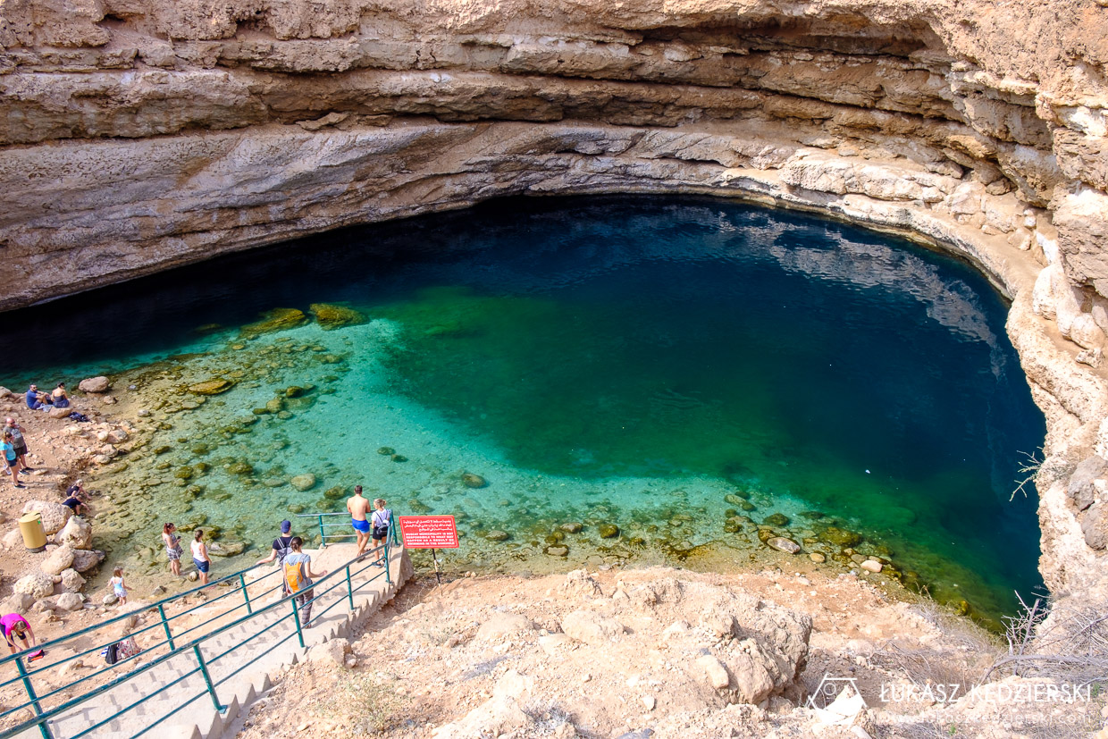 oman bimmah sinkhole lej krasowy