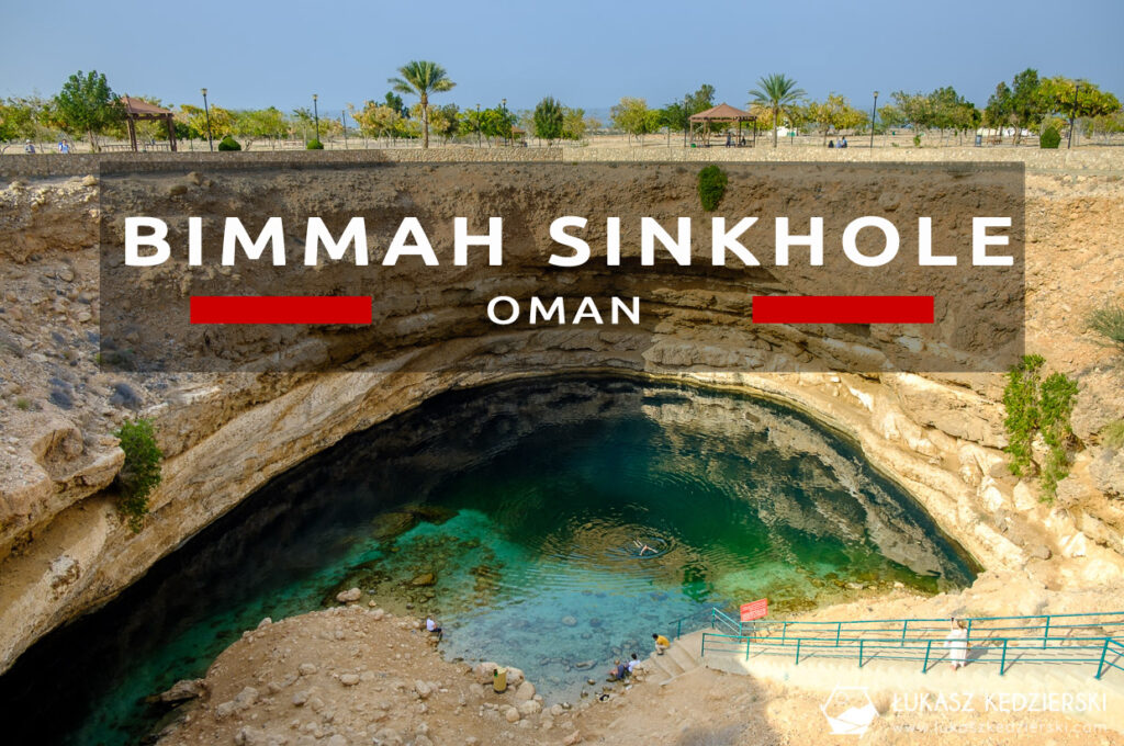 oman bimmah sinkhole lej krasowy