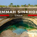 oman bimmah sinkhole lej krasowy