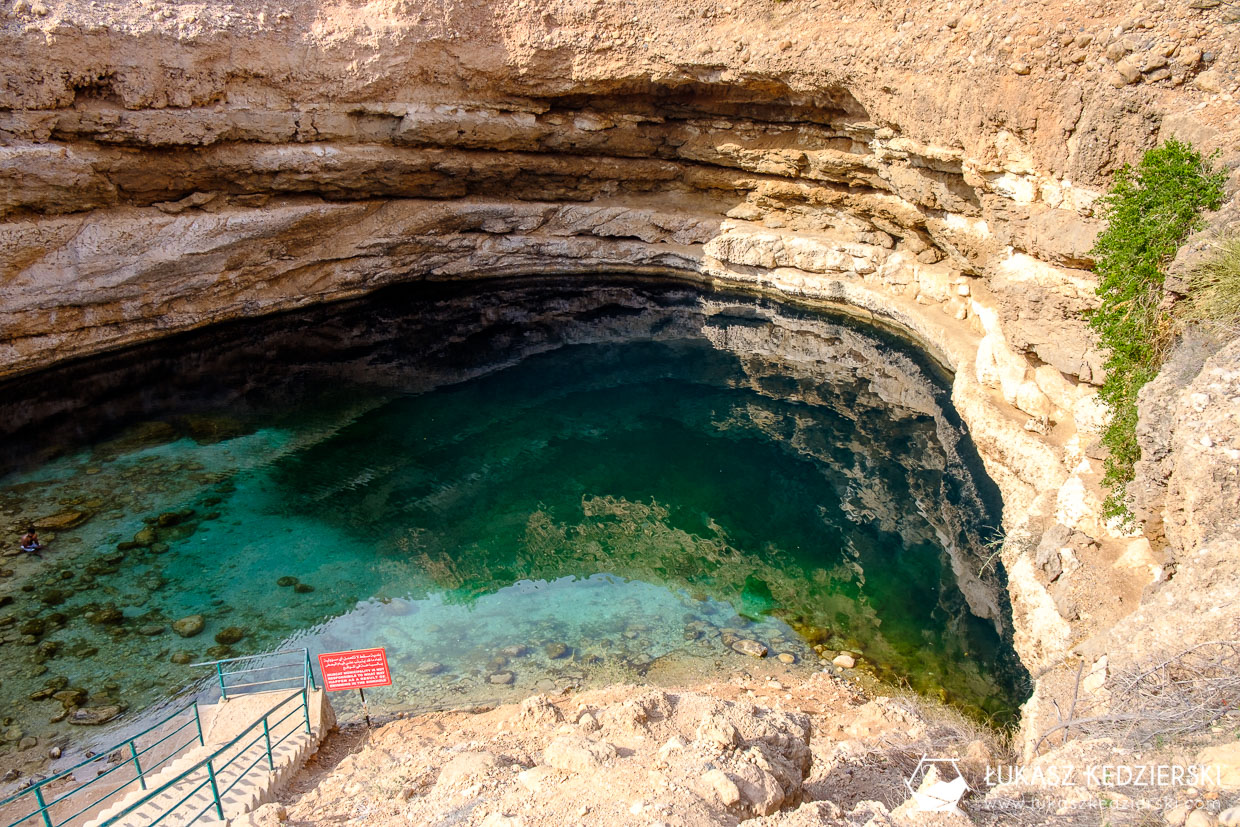 oman bimmah sinkhole lej krasowy