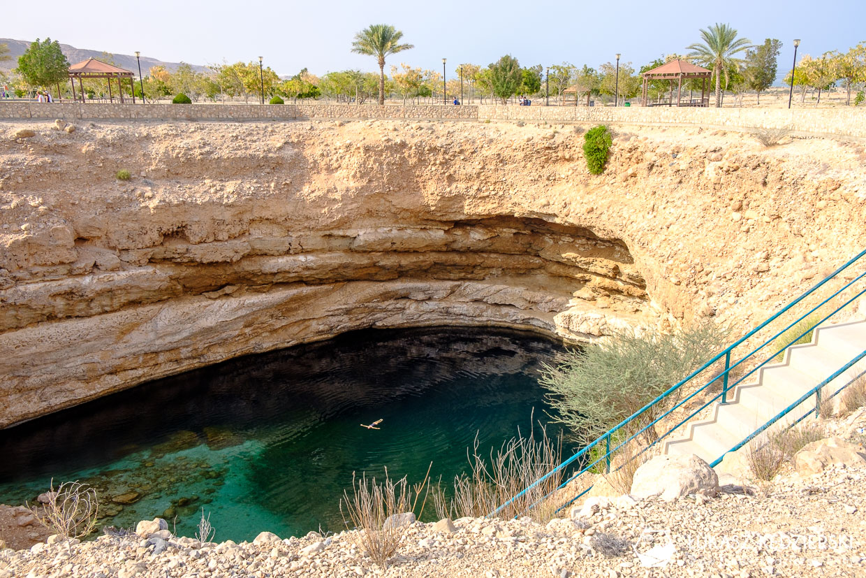 oman bimmah sinkhole lej krasowy