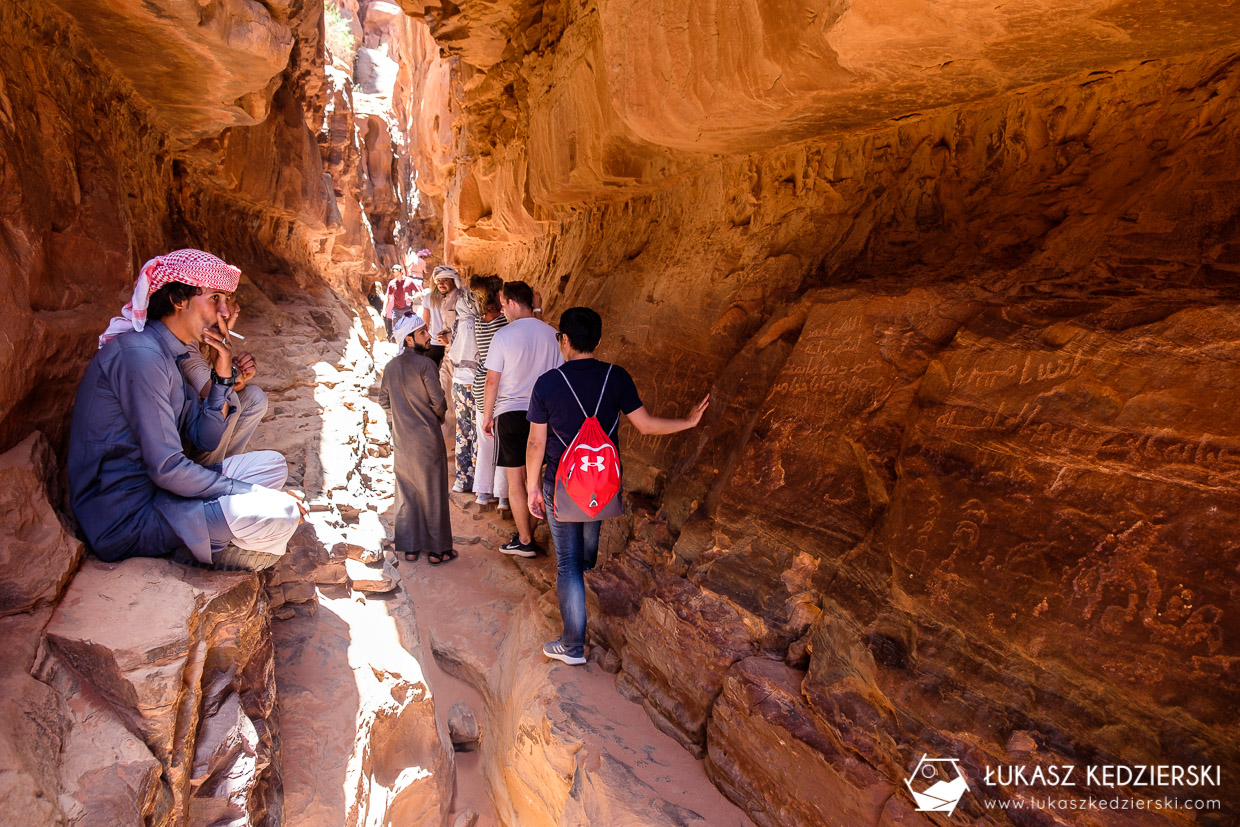 jordania atrakcje wadi rum khazali canyon