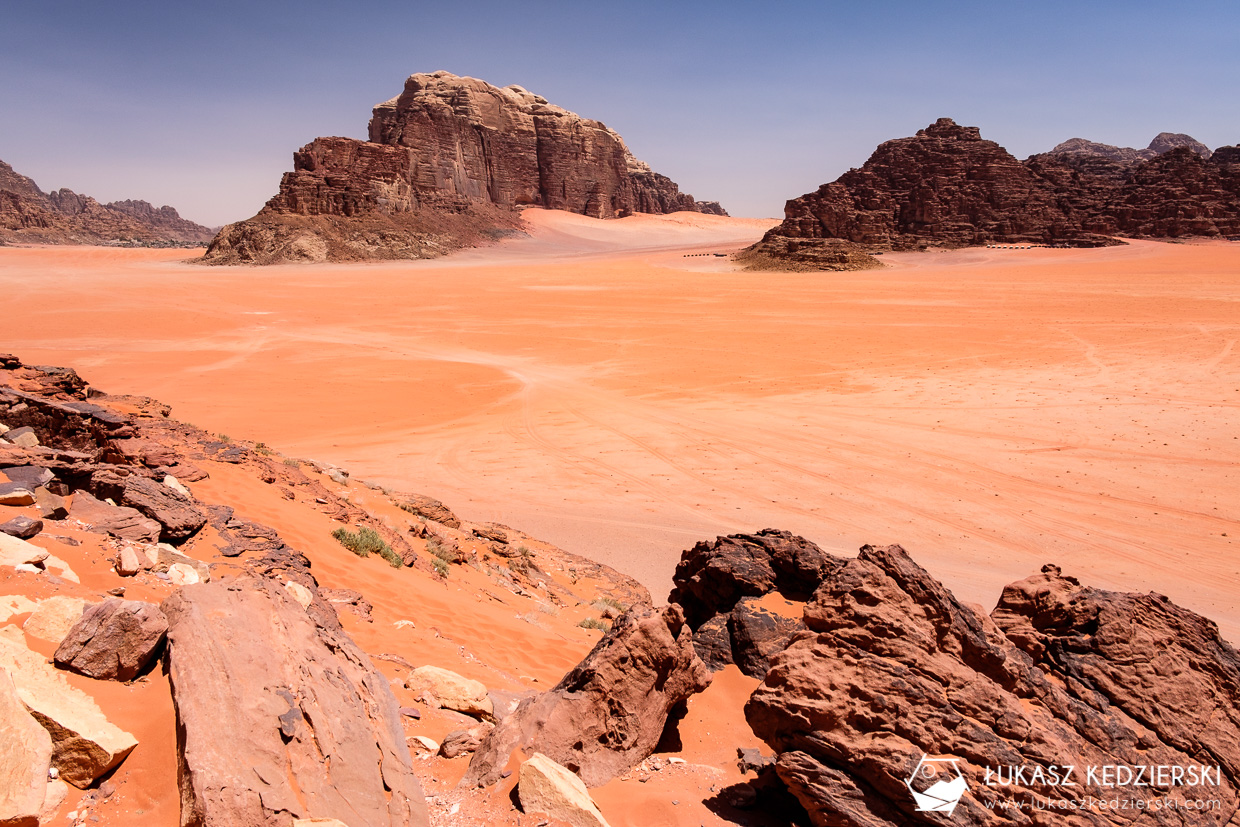 jordania atrakcje wadi rum red sand dune czerwona wydma