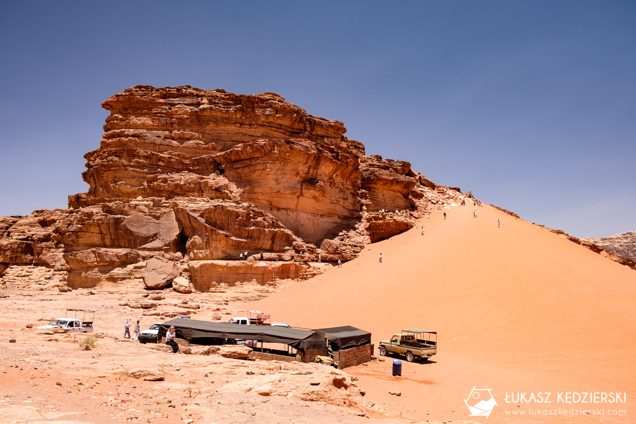 jordania wadi rum red sand dune czerwona wydma