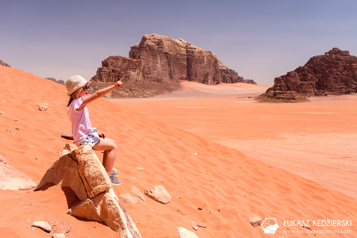jordania atrakcje wadi rum red sand dune czerwona wydma