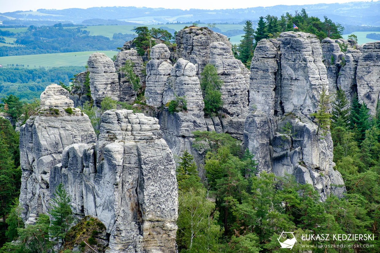 czeski raj Hruboskalsko szlak skalne miasto Janova vyhlidka