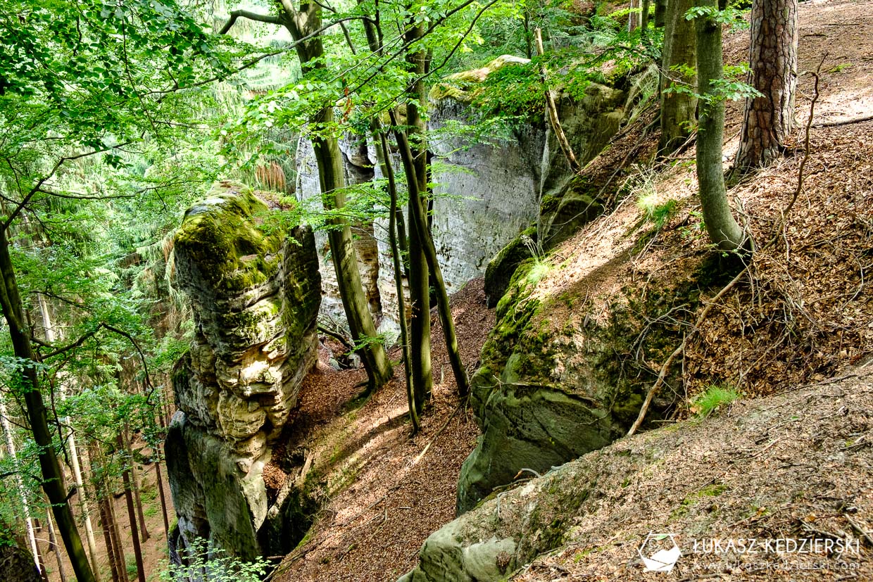 czeski raj Hruboskalsko szlak skalne miasto