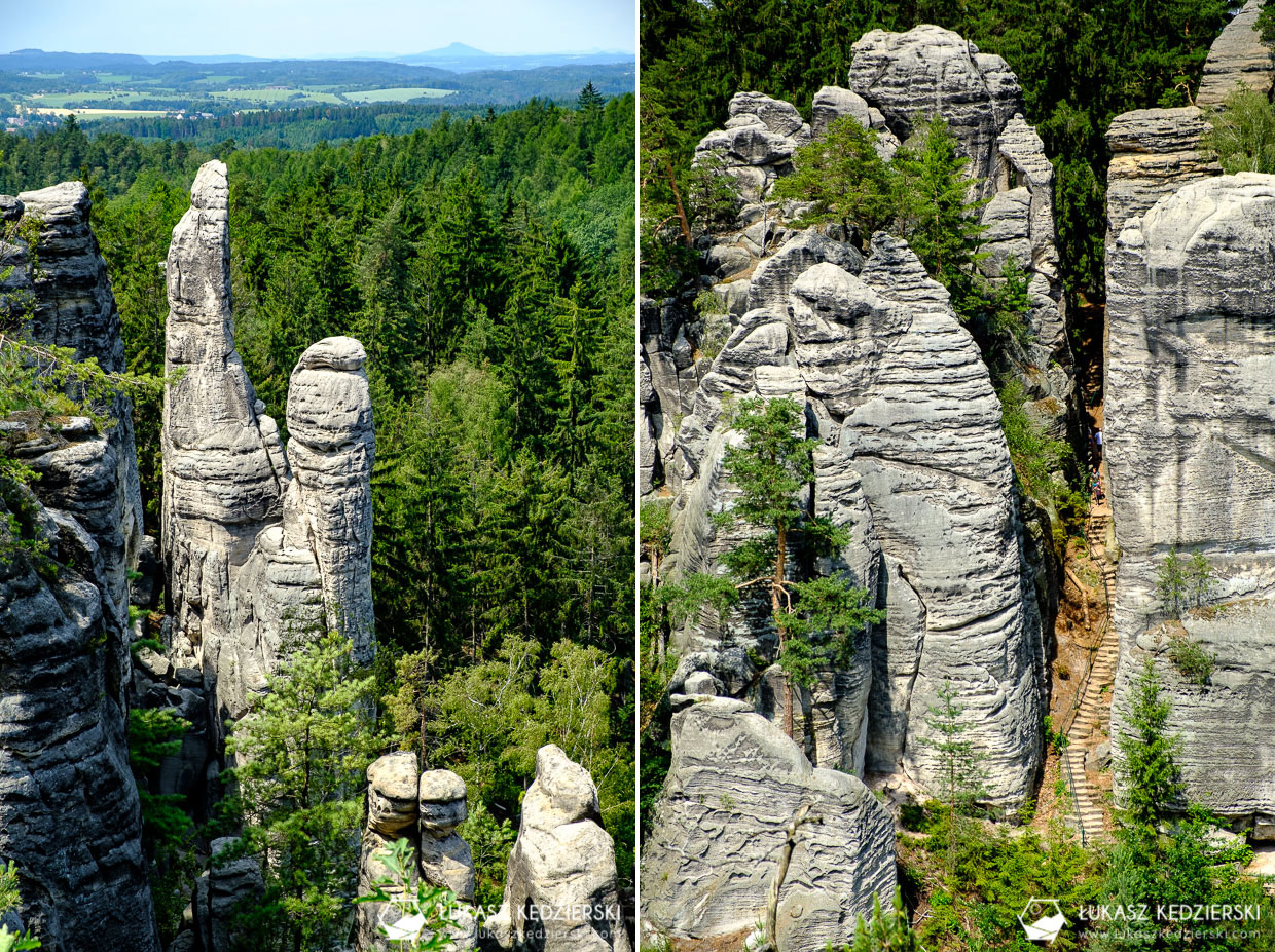 czeski raj prachowskie skaly Prachovské skály skalne miasto