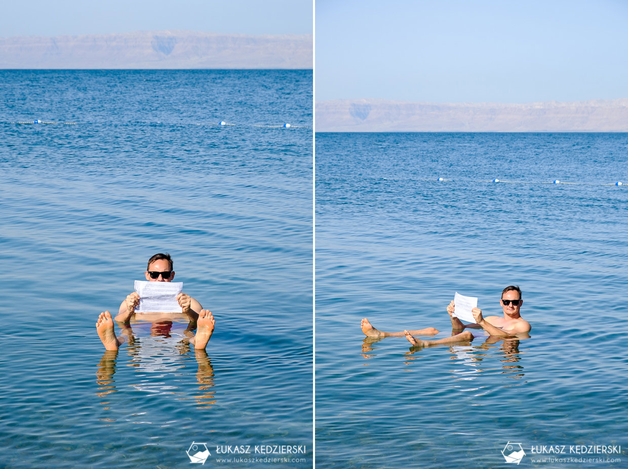 jordania morze martwe kąpiel plaża dead sea