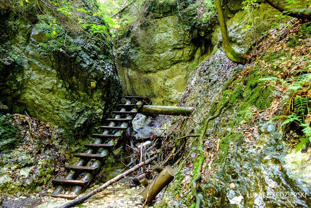 słowacja słowacki raj Slovenský raj wąwóz piecky