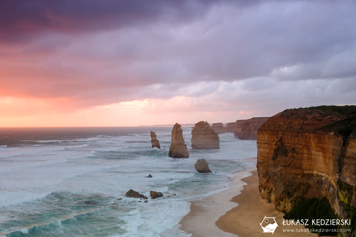 australia great ocean road 12 apostles twelve apostles 12 apostołów sunset zachód słońca