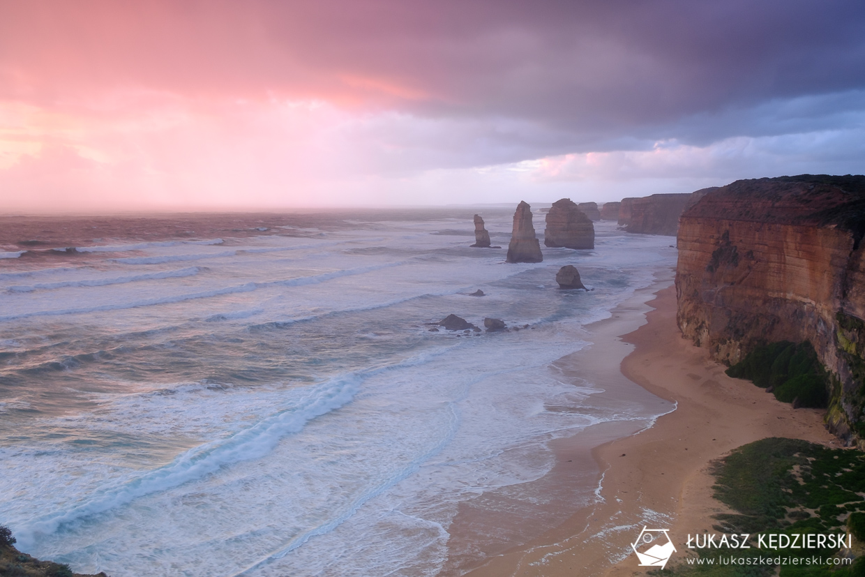 australia great ocean road 12 apostles twelve apostles 12 apostołów sunset zachód słońca