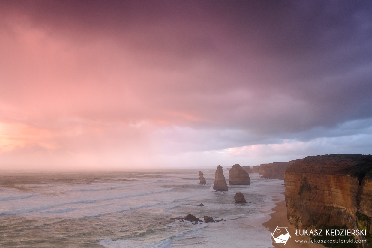 australia great ocean road 12 apostles twelve apostles 12 apostołów sunset zachód słońca