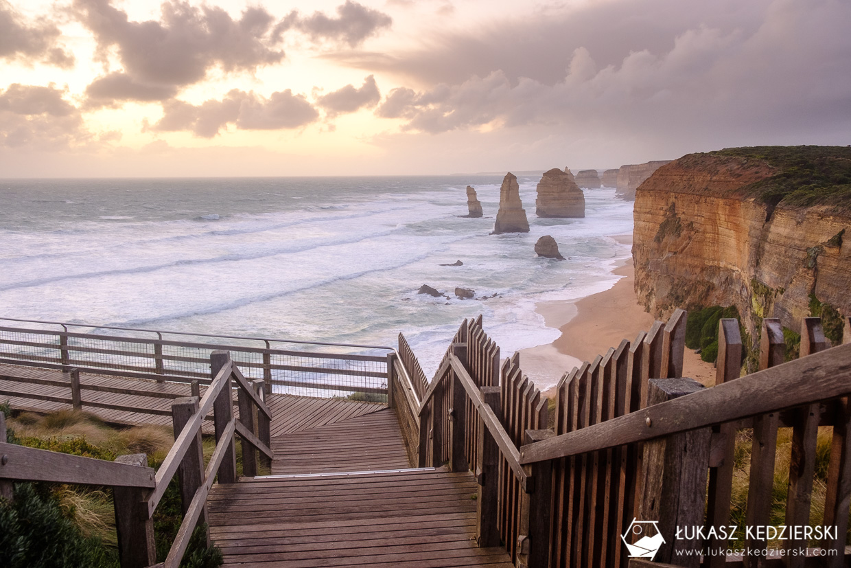 australia great ocean road 12 apostles twelve apostles 12 apostołów sunset zachód słońca