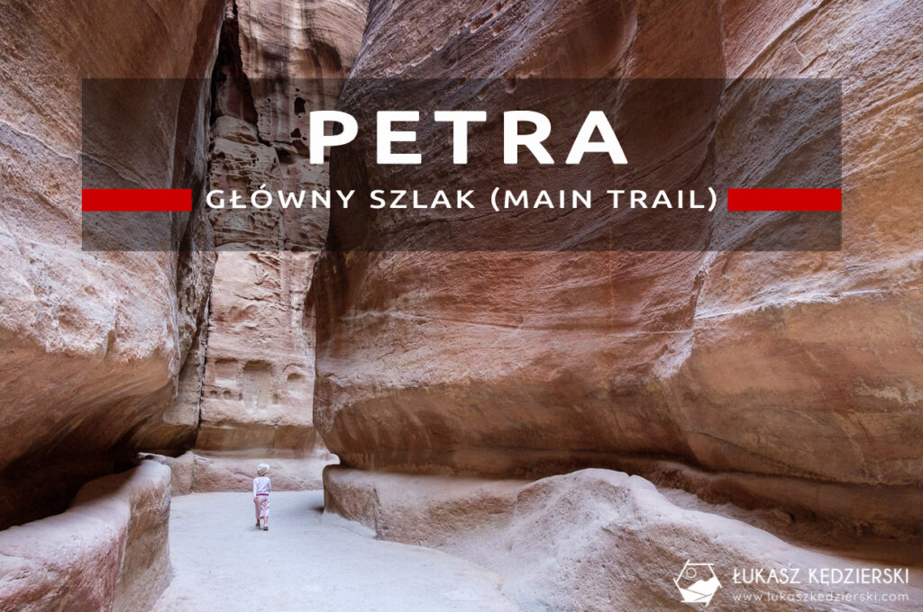 petra główny szlak main trail