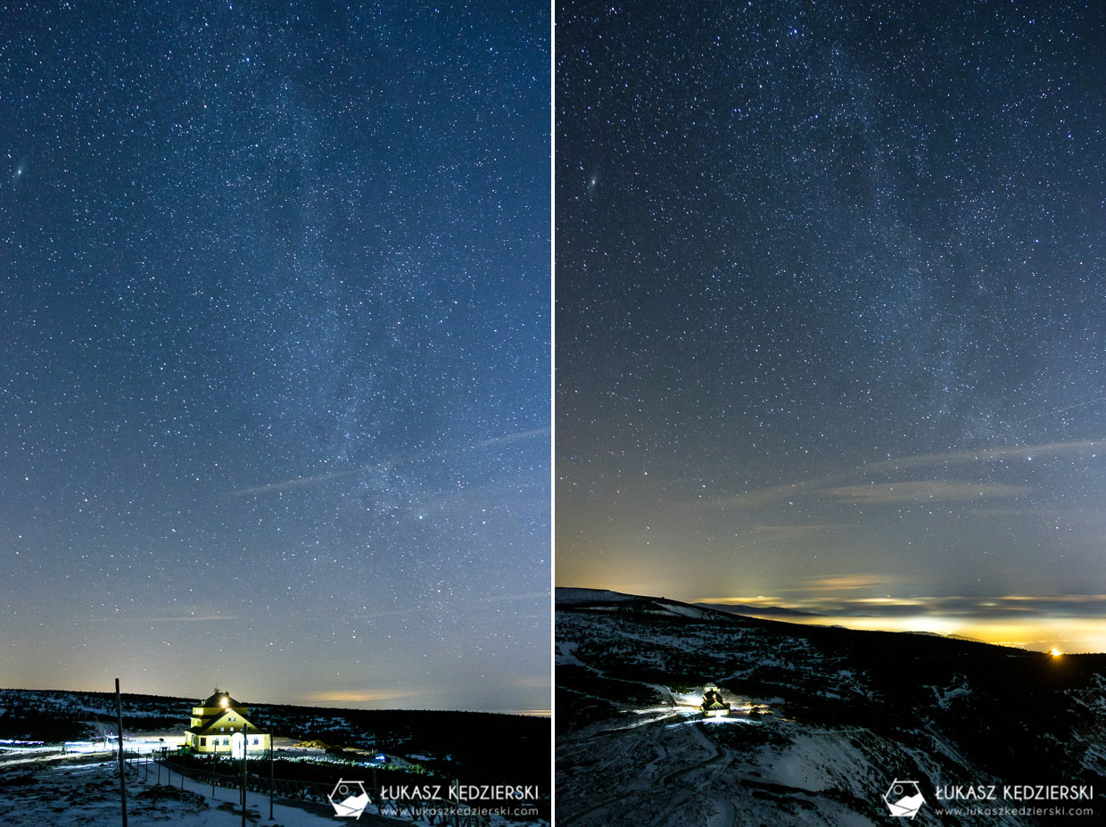 karkonosze nocą zdjęcia nocne zdjęcia karkonoszy nocne zdjęcia dom śląski