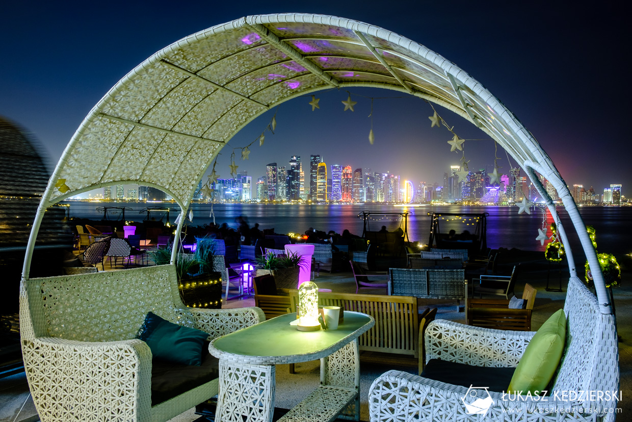 katar doha skyline night photos doha skyline zdjęcia nocne zdjęcia