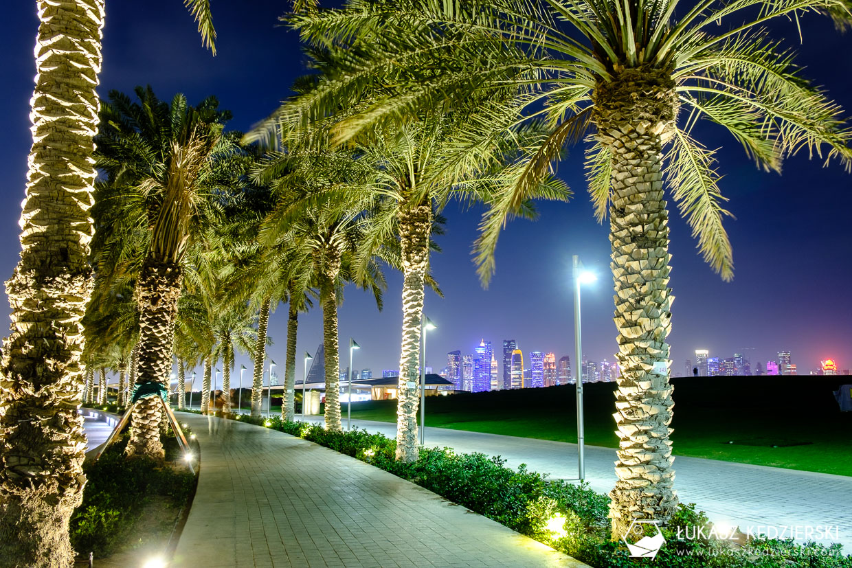 katar doha skyline night photos doha skyline zdjęcia nocne zdjęcia