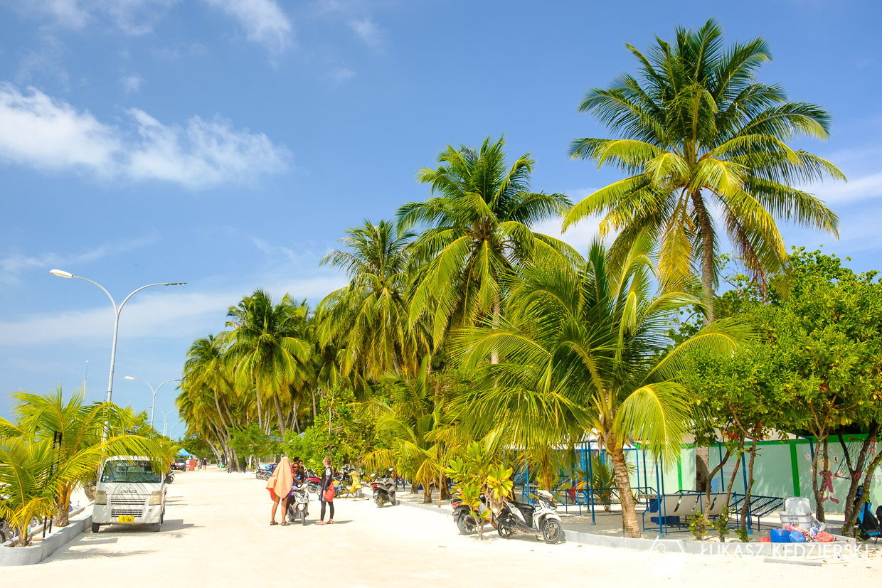 malediwy maafushi lokalna wyspa