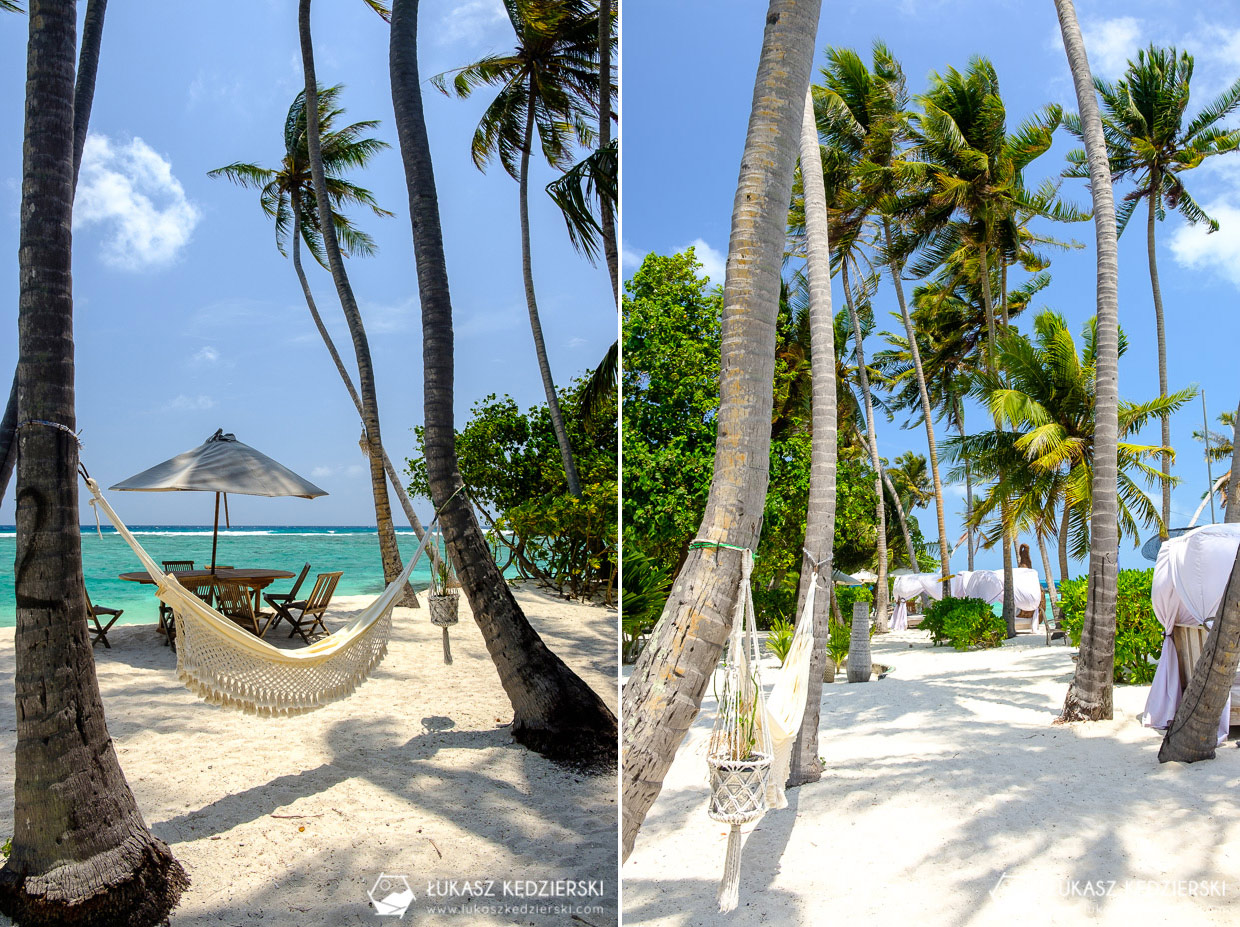 malediwy thulusdhoo lokalna wyspa plaża bikini beach