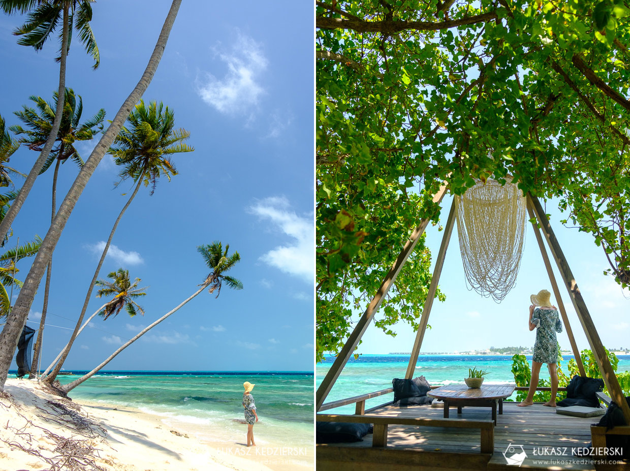 malediwy thulusdhoo lokalna wyspa plaża bikini beach