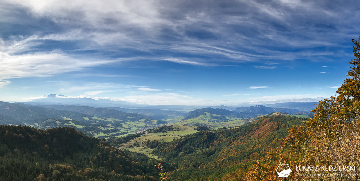 pieniny wysoka szlak wysokie skałki kgp korona gór polski