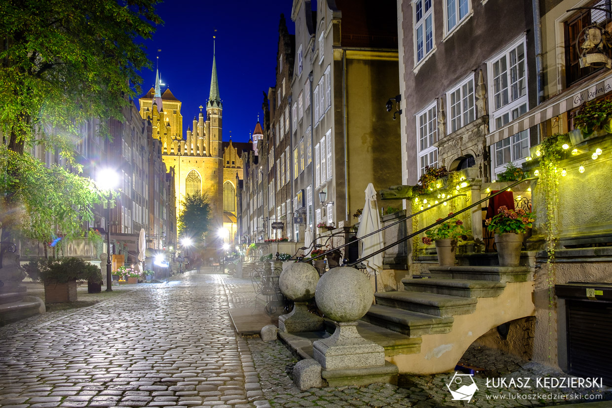 gdańsk nocne zdjęcia blue hour gdańsk na nocnych zdjęciach