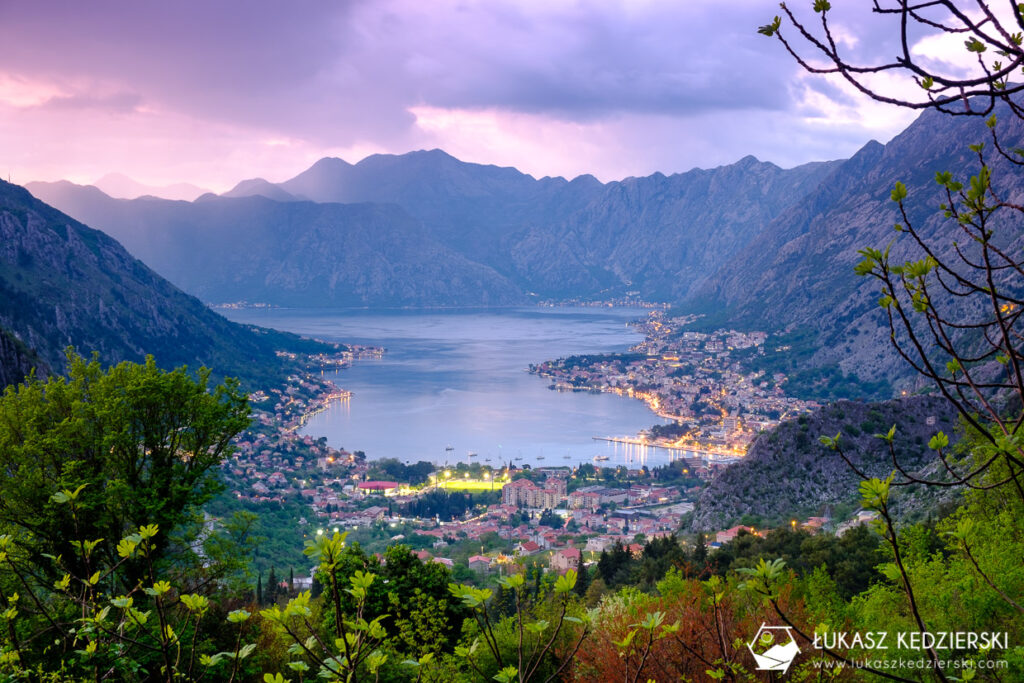 czarnogóra zatoka kotorska montenegro zachód słońca sunset