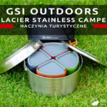 Glacier Stainless Camper zestaw naczyń oraz kawiarka turystyczna Commuter Javapress GSI Outdoors
