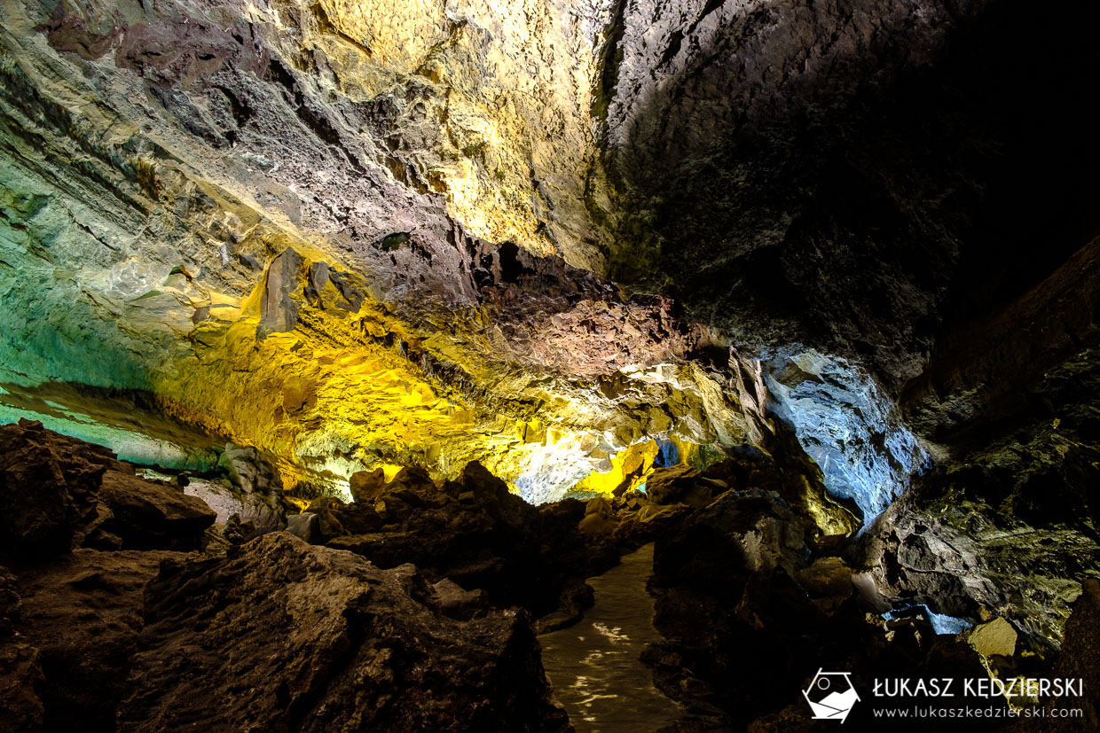 lanzarote wyspy kanaryjskie jaskinia cueva de los verdes