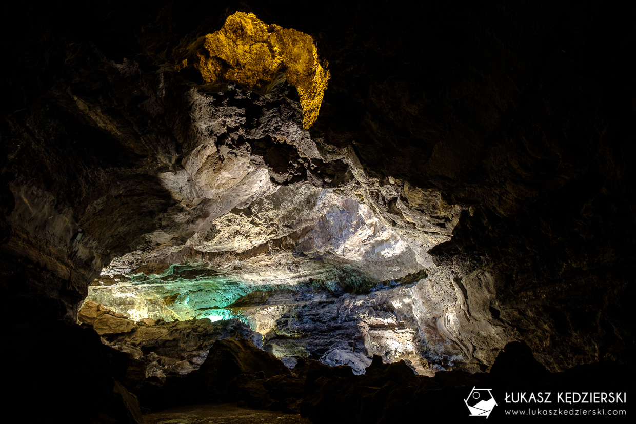 lanzarote wyspy kanaryjskie jaskinia cueva de los verdes