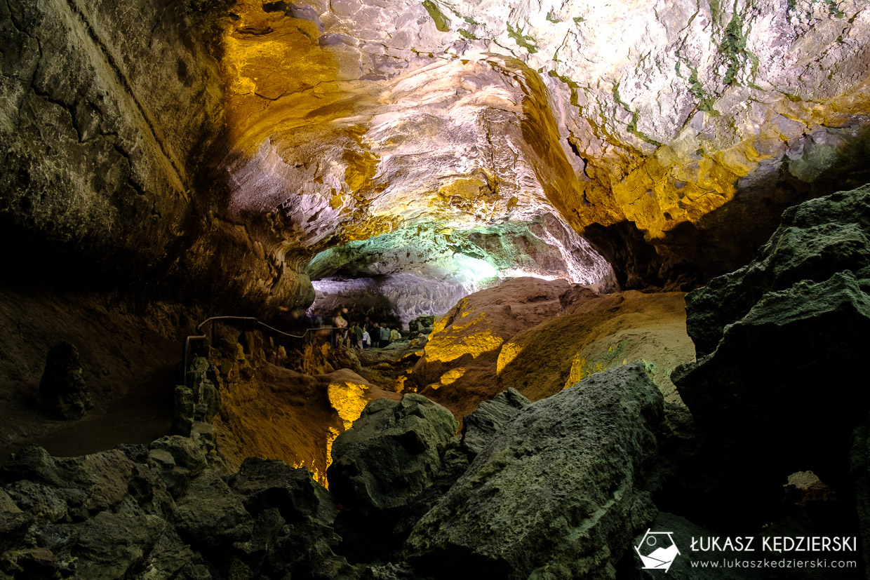 lanzarote wyspy kanaryjskie jaskinia cueva de los verdes