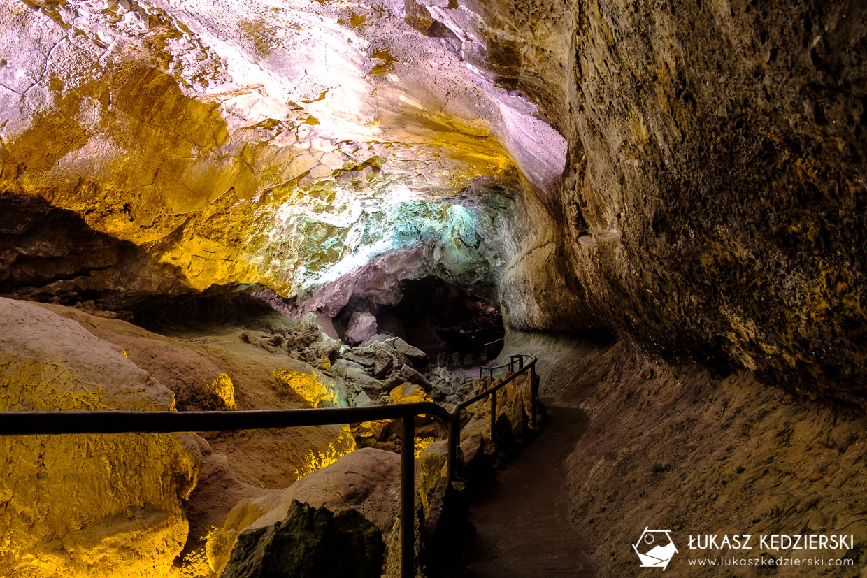 lanzarote wyspy kanaryjskie jaskinia cueva de los verdes