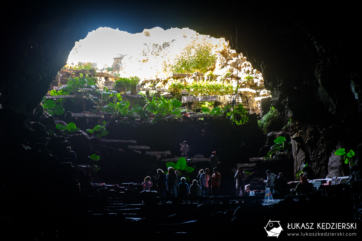 lanzarote wyspy kanaryjskie jameos del agua jaskinia