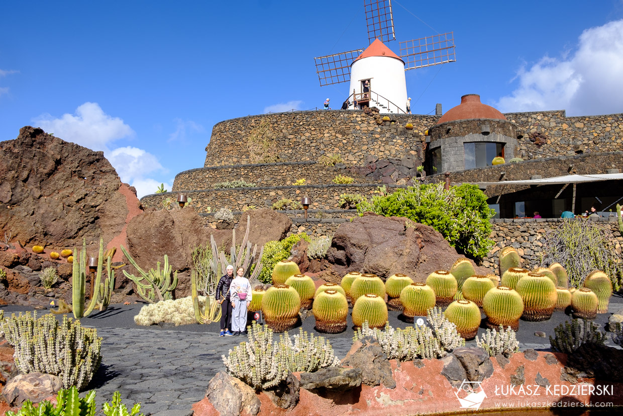 lanzarote jardin de cactus wyspy kanaryjskie ogród kaktus