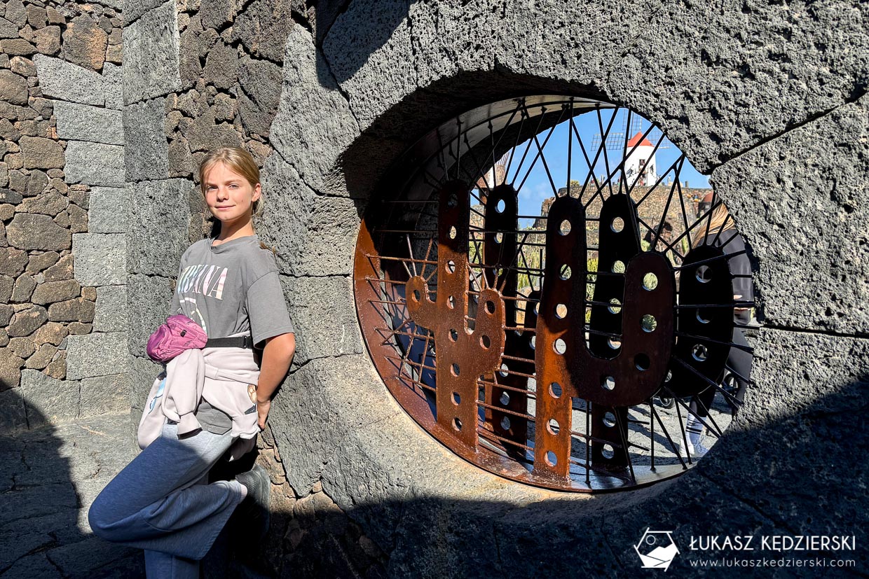 lanzarote jardin de cactus wyspy kanaryjskie ogród kaktus